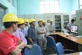 Ông: Nguyễn Thanh Phú CTHĐQT TMHPC cùng đoàn công tác Công ty cổ phần thủy điện Thác Mơ (Công ty mẹ) Thăm nhà máy